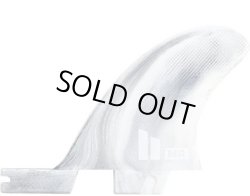 画像1: FCSII MR(Mark Richard's Shaper Fin)PC TWIN+STABILIZER ”CENTER FIN ”/BLK/WHT［バラフィン］