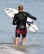 画像4: NEW!!　FCSII MICK  FANNING TWIN（2+1)　”CENTER FIN XL”　/　Black　［バラフィン］ (4)