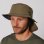 画像2: O&E   INDO STIFF  PEAK SURF  HAT  OLIVE / Lサイズ (2)