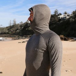 画像4: ラス1   FCS/EssentialHooded LONG SLEEVE RASH VEST (メンズ長袖ラッシュ）