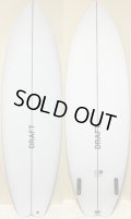 【最新モデル】DRAFT // "OVERDRIVE" Twin 5'7" F-1ブランクス
