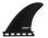 画像2: 【NEW!!】 DRAFT // QUAD FIN BLACK/WHITE (2)