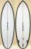 画像1: 【最新モデル】DRAFT // New Round Menace(Menace2) Twin+1 5'8" Fomura-1ブランク指定  (1)