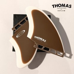画像2: NEW!! DEFLOW/THOMAS BEXON TWIN FIN - BROWN/WHITE
