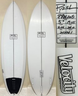 画像1: 【最新モデル美品】PYZEL // Precious 5'7" デッキコンケーブ 激安！