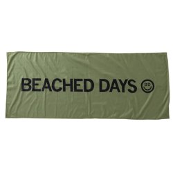 画像1: New! BEACHED DAYS Magnetic Beach Towel / OLIVE