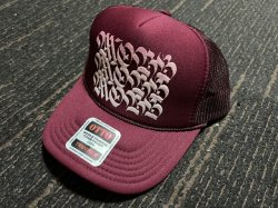 画像1: NEW!! MOBB CAP (Tracker) ワイン/ホワイト 1点のみ