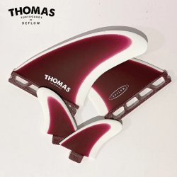 画像2: NEW!! DEFLOW/THOMAS BEXON TWINER FIN / BURGUNDY/WHITE