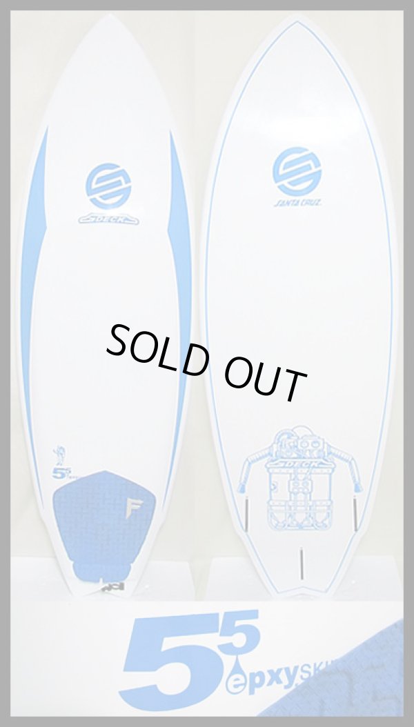 画像1: 【人気小波モデル！】 SANTA CRUZ/G-DECK 5'5"激安！