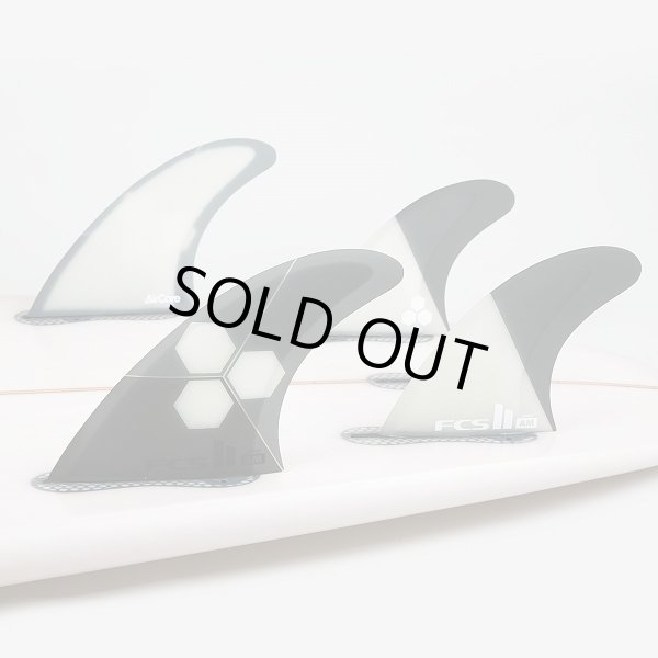 画像2: 【オススメ！】 最新超軽量！FCSII/AM TRI-QUAD(5FINS) Al Merrick's shaper fin(M/L）
