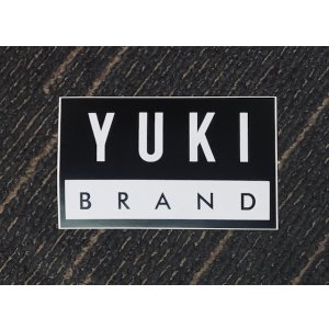 画像: YUKI BRAND ロゴステッカー (中)