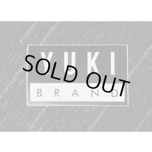 画像: YUKI BRAND ロゴステッカー (中)