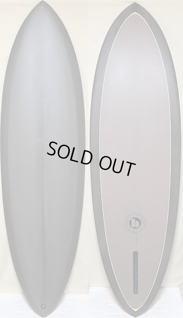 画像1: 【レールワークの練習に！】 Hammo/Single Fin!! 5'11"両面ティント入最新ボードが激安！