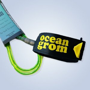 画像: 【NEW!!】OCEAN GROM / 4'8 Micro Grom Leash "Jo(グリーン)"