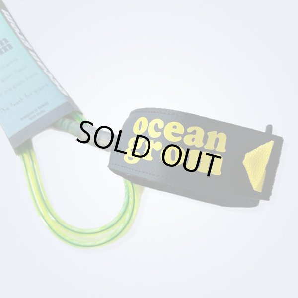 画像1: 【NEW!!】OCEAN GROM / 4'8 Micro Grom Leash "Jo(グリーン)"