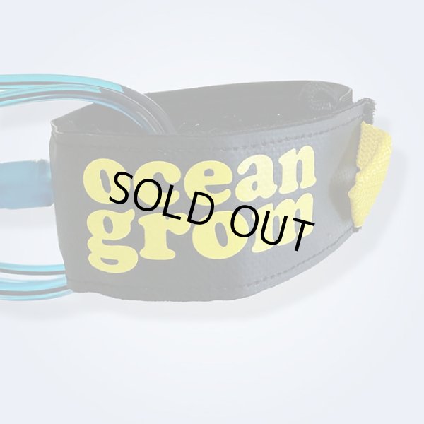 画像2: 【NEW!!】OCEAN GROM / 4' Micro Grom Leash "Fin(ブルー)"