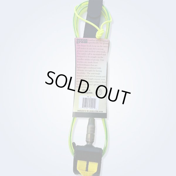 画像3: 【NEW!!】OCEAN GROM / 4'8 Micro Grom Leash "Jo(グリーン)"