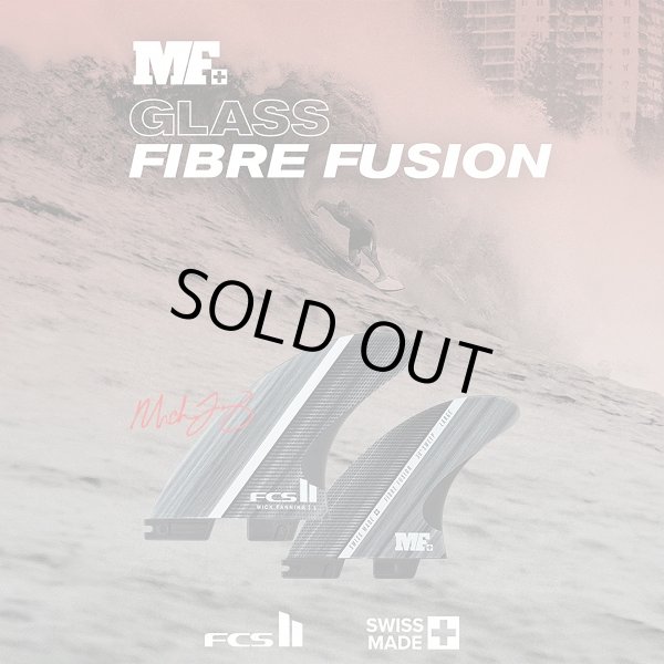 画像6:  FCSII  Mick Fanning Glass Fibre Fusion Tri  Size"M" /smoke/white