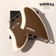 画像2: NEW!! DEFLOW/THOMAS BEXON TWIN FIN - BROWN/WHITE