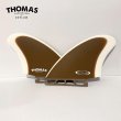 画像1: NEW!! DEFLOW/THOMAS BEXON TWIN FIN - BROWN/WHITE