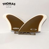 画像: NEW!! DEFLOW/THOMAS BEXON TWIN FIN - BROWN/WHITE