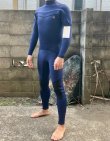 画像1: 【特別価格】 SURGE WETSUITS / チェストジップ フルスーツ / ネイビー  M