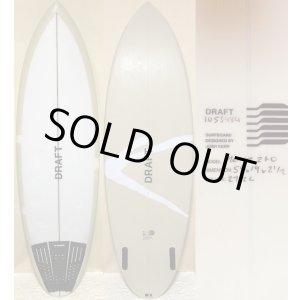 画像: 【人気モデル美品】DRAFT // New Round Menace Twin 5'5" Fomura-1ブランク ティント入