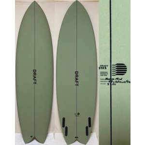 画像: 【乗りすぎ注意なクアッドフィッシュ】DRAFT // Menace Mid 6'2" Fomura-1ブランク 高浮力!