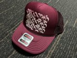 画像: NEW!! MOBB CAP (Tracker) ワイン/ホワイト 1点のみ