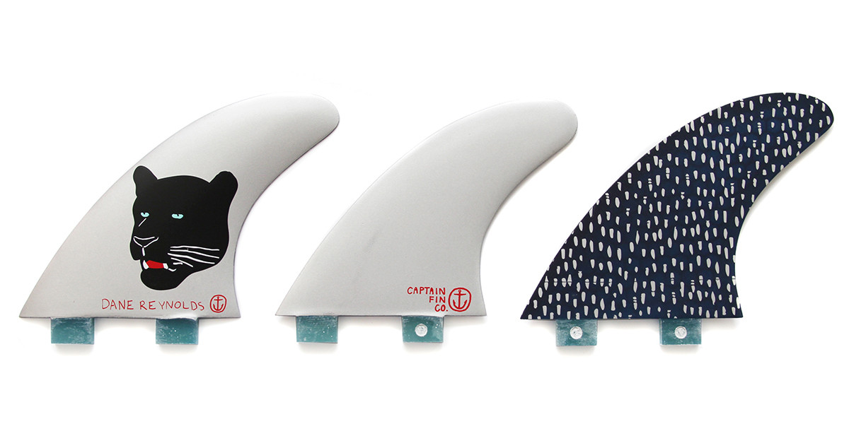 画像1: 〔CAPTAIN FIN] Dane Reynolds Twin Tab 4.4　トライフィン / S