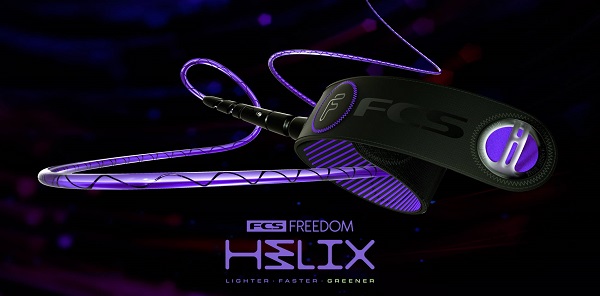 画像2: 【NEW Color！】 FCS FREEDOM HELIX LEASH 6'0" ALL ROUND/TranquilBlue/Black