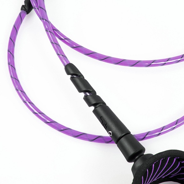 画像13: 【NEW Color！】 FCS FREEDOM HELIX LEASH 6'0" ALL ROUND/TranquilBlue/Black