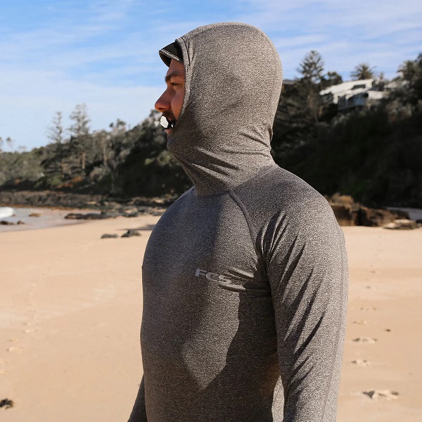 画像4: ラス1   FCS/EssentialHooded LONG SLEEVE RASH VEST (メンズ長袖ラッシュ）