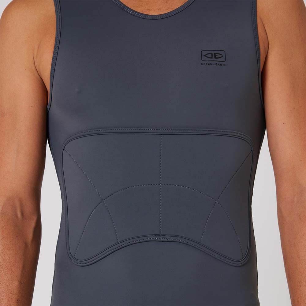 画像4: 【NEW!!】パドル時の肋骨の痛みを軽減！O＆E RIB GUARD PADDED VEST GREY