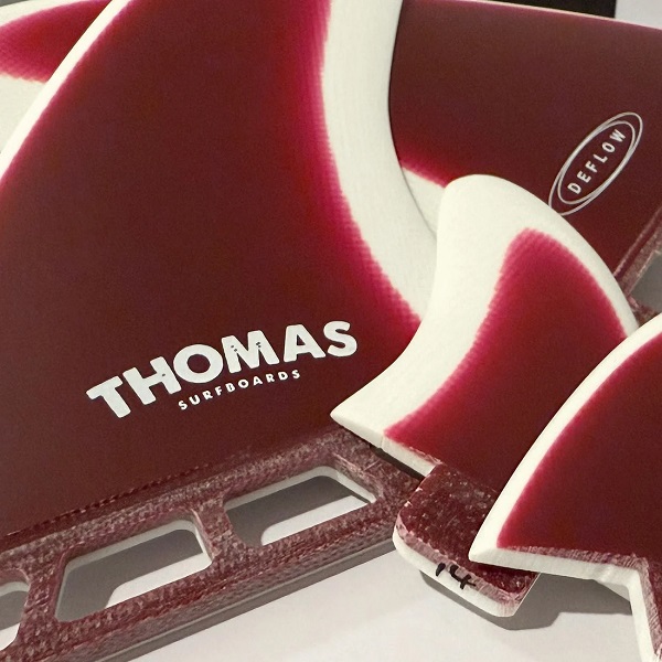 画像3: NEW!! DEFLOW/THOMAS BEXON TWINER FIN / BURGUNDY/WHITE